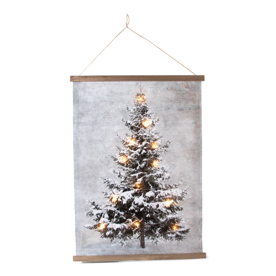 24994 SENZA Canvas LED Poster Winter