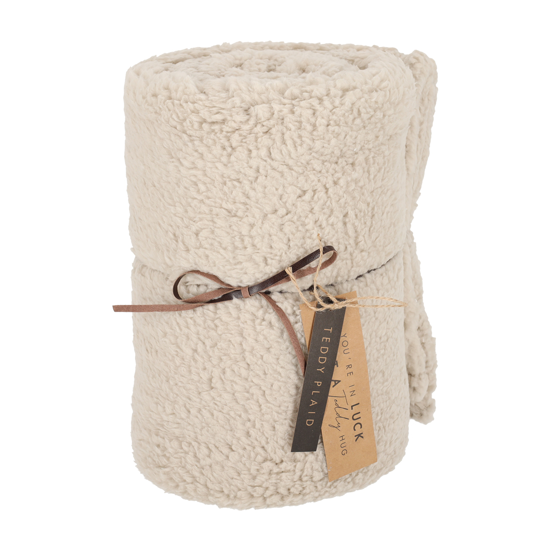 Teddy Plaid Taupe (25159)
