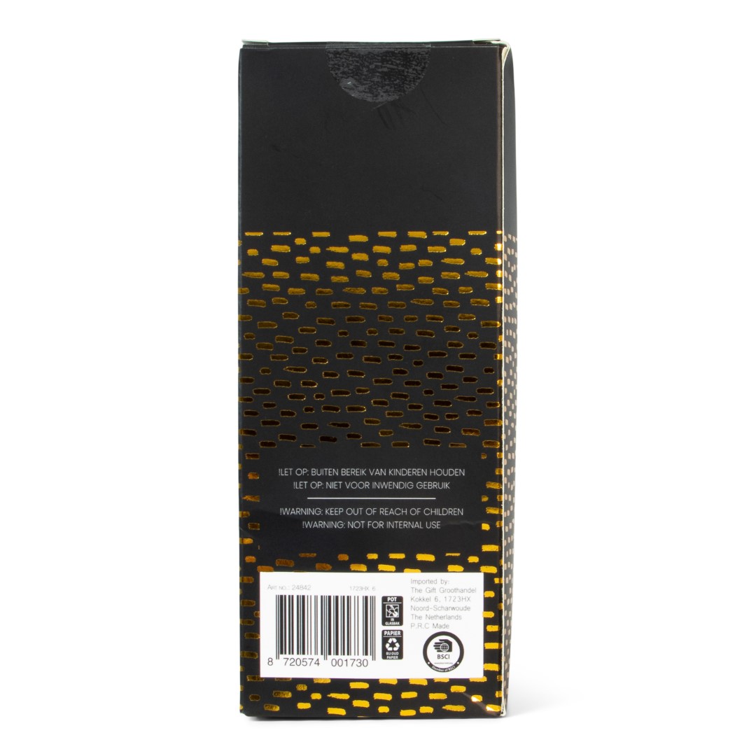 24842 SENZA Geurstokjes Dark Amber Zwart