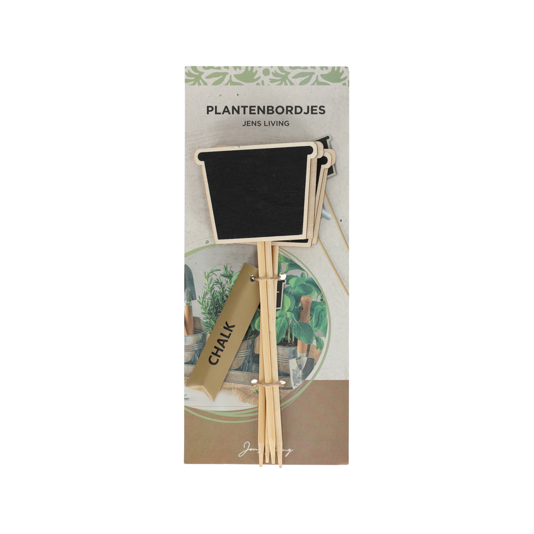 Plantenbordjes /4 (25414)
