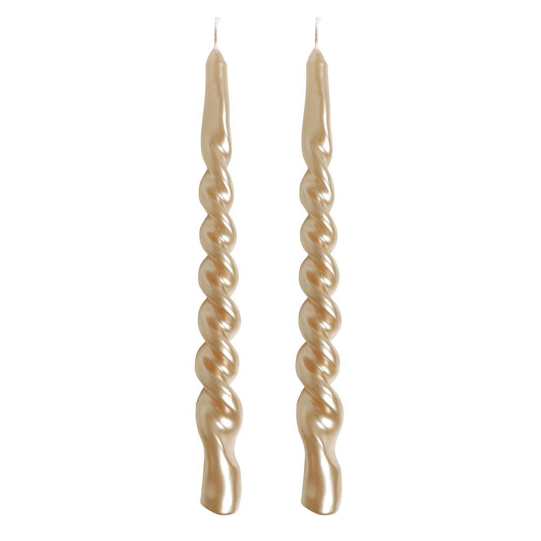 24785 SENZA Twisted Dinerkaarsen Koper /2