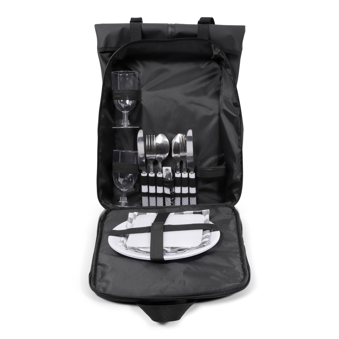 28594 Norländer Picknick Rugtas Zwart