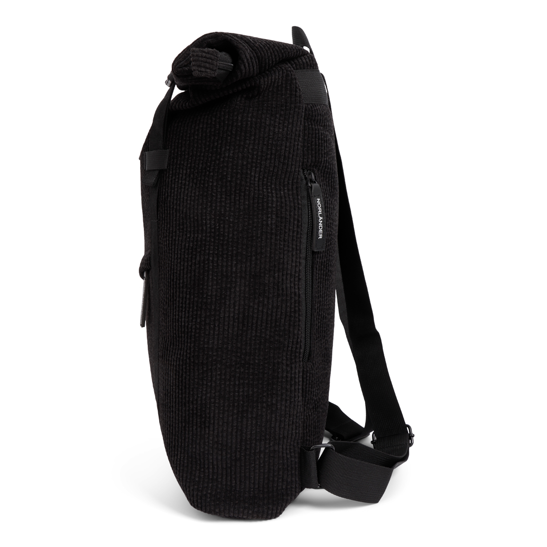 28645 Norländer Vintage Rib Rugtas Zwart