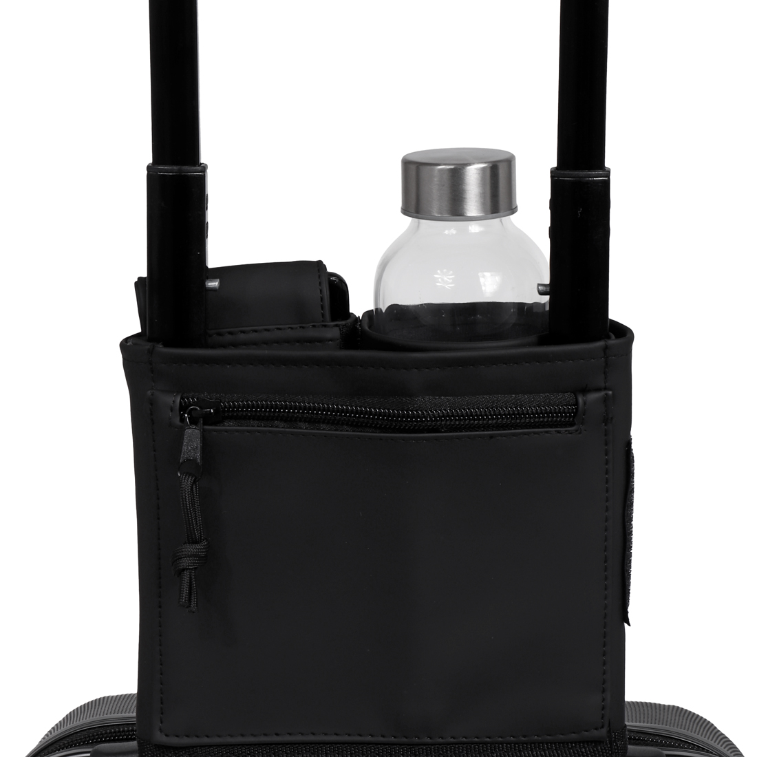 28558 Norländer Trolley Drinkfles Sleeve Dull PU Zwart