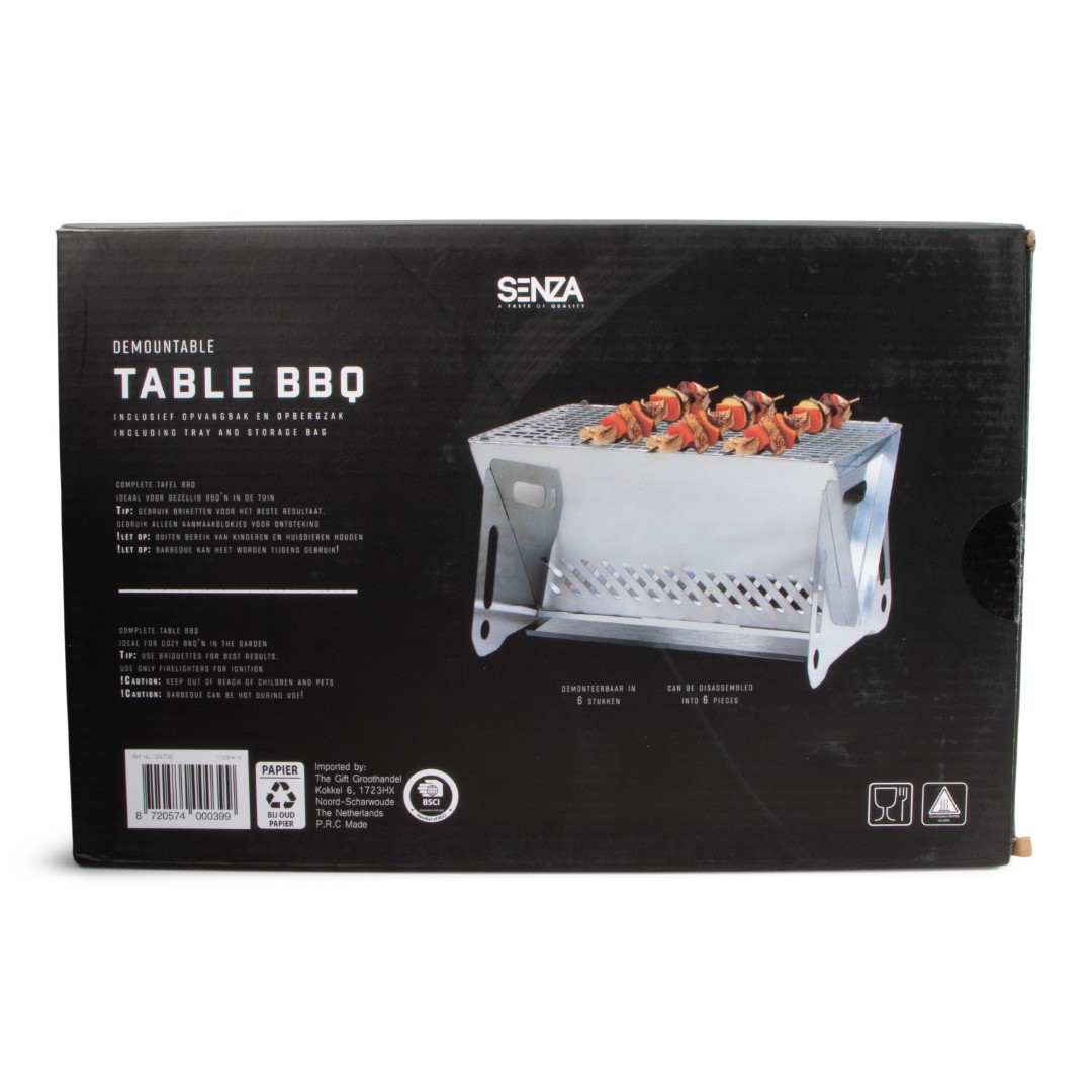 24708 SENZA Tafel BBQ