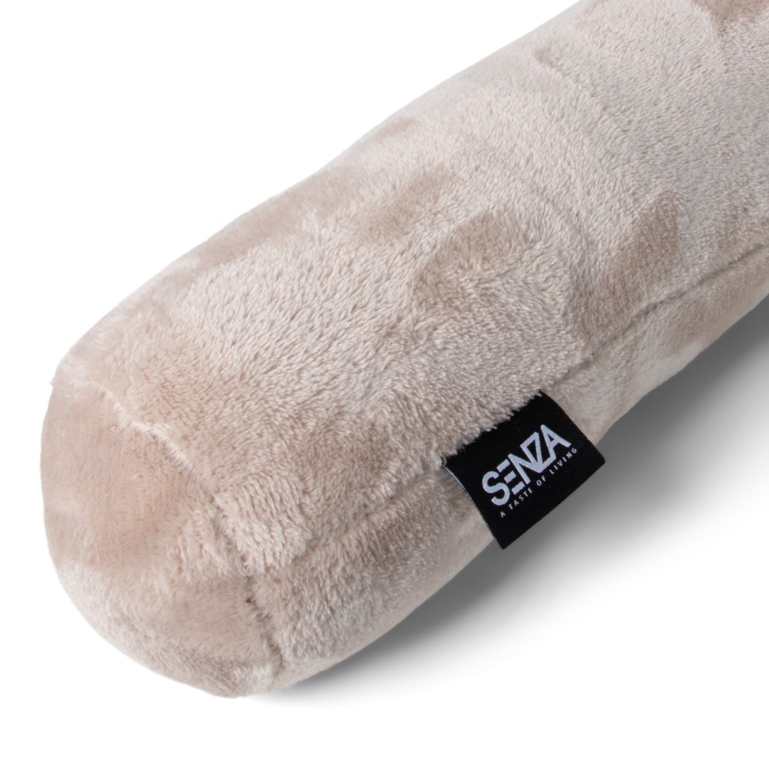 25069 SENZA Flanel Tochtkussen Taupe