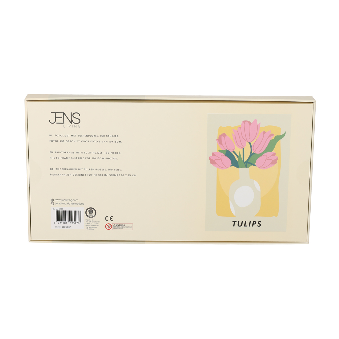 Fotolijst met Puzzel Tulp (13137)