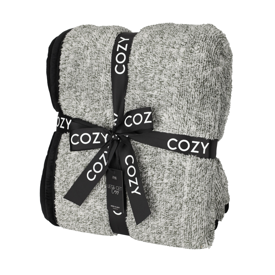 Sherpa Plaid Zwart (25478)