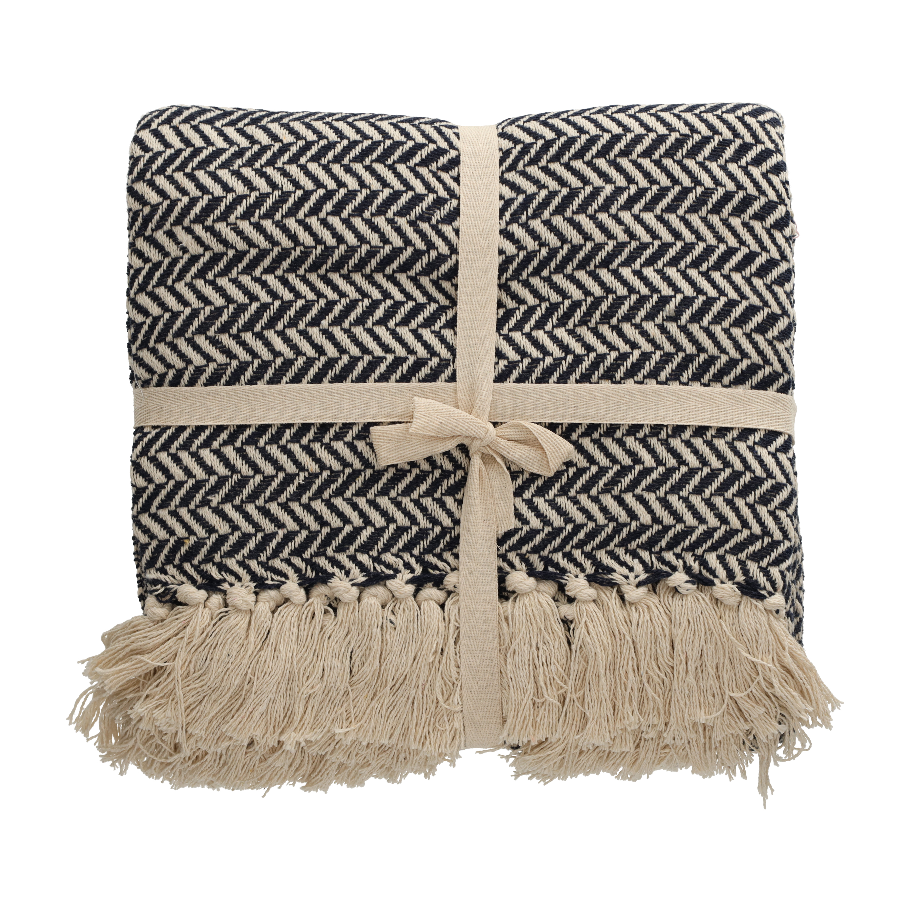 Basic Recycled Cotton Plaid Blauw (25651)