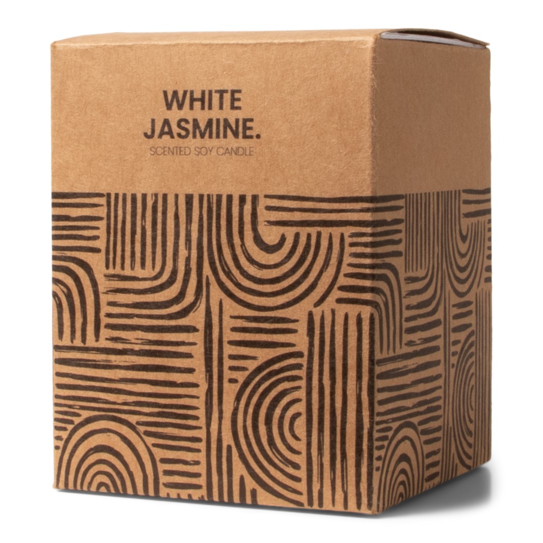24834 SENZA Geurkaars White Jasmine Kraft