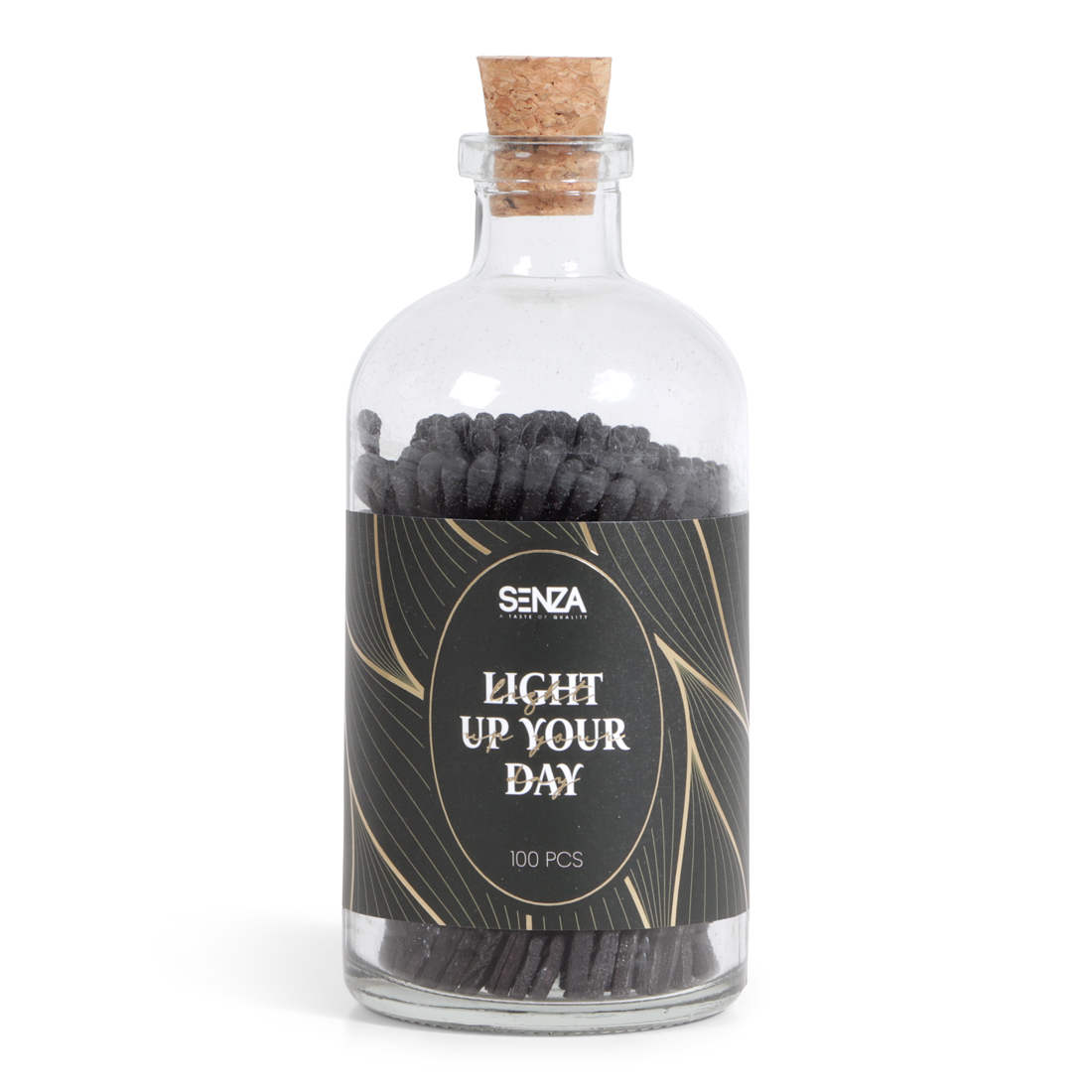 24728 SENZA 'Light Up Your Day' Lucifers Zwart/Goud /100