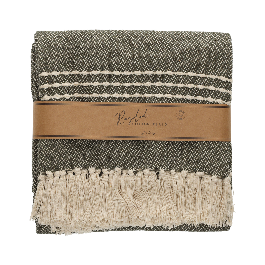 Recycled Cotton Plaid Juul Groen (25388)