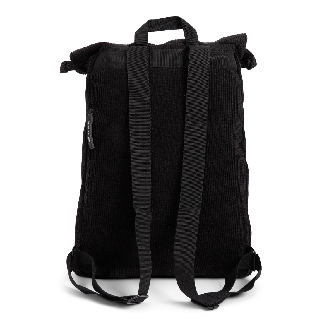 28645 Norländer Vintage Rib Rugtas Zwart