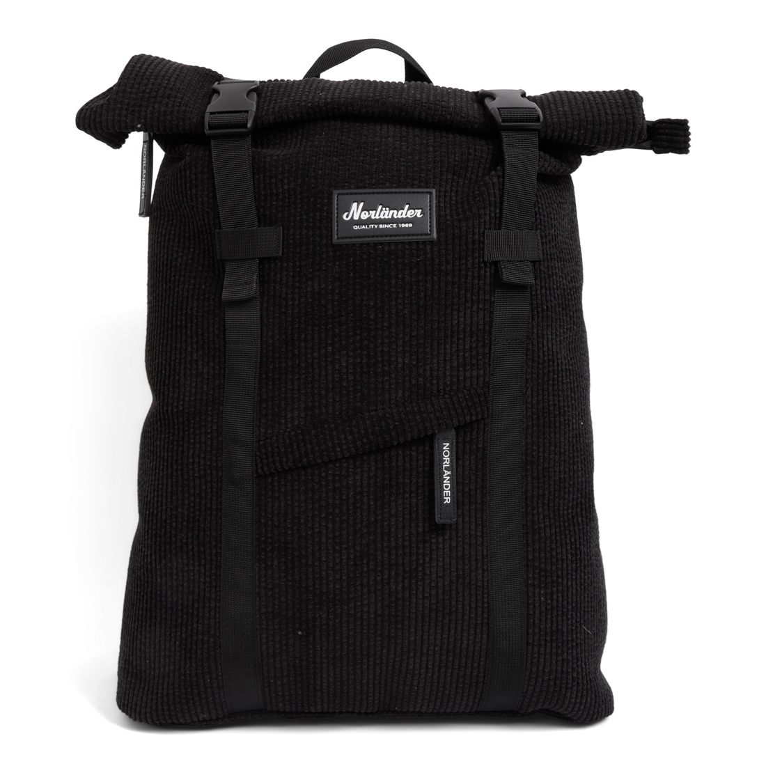 28645 Norländer Vintage Rib Rugtas Zwart