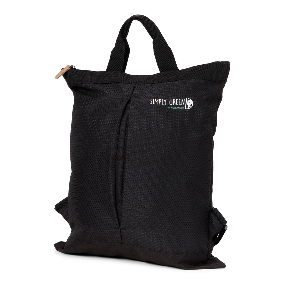 28712 Norländer Simply Green RPET Shopper Zwart