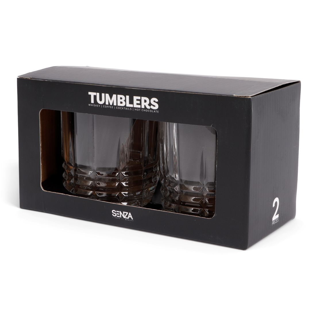24514 SENZA Tumbler Glazen /2