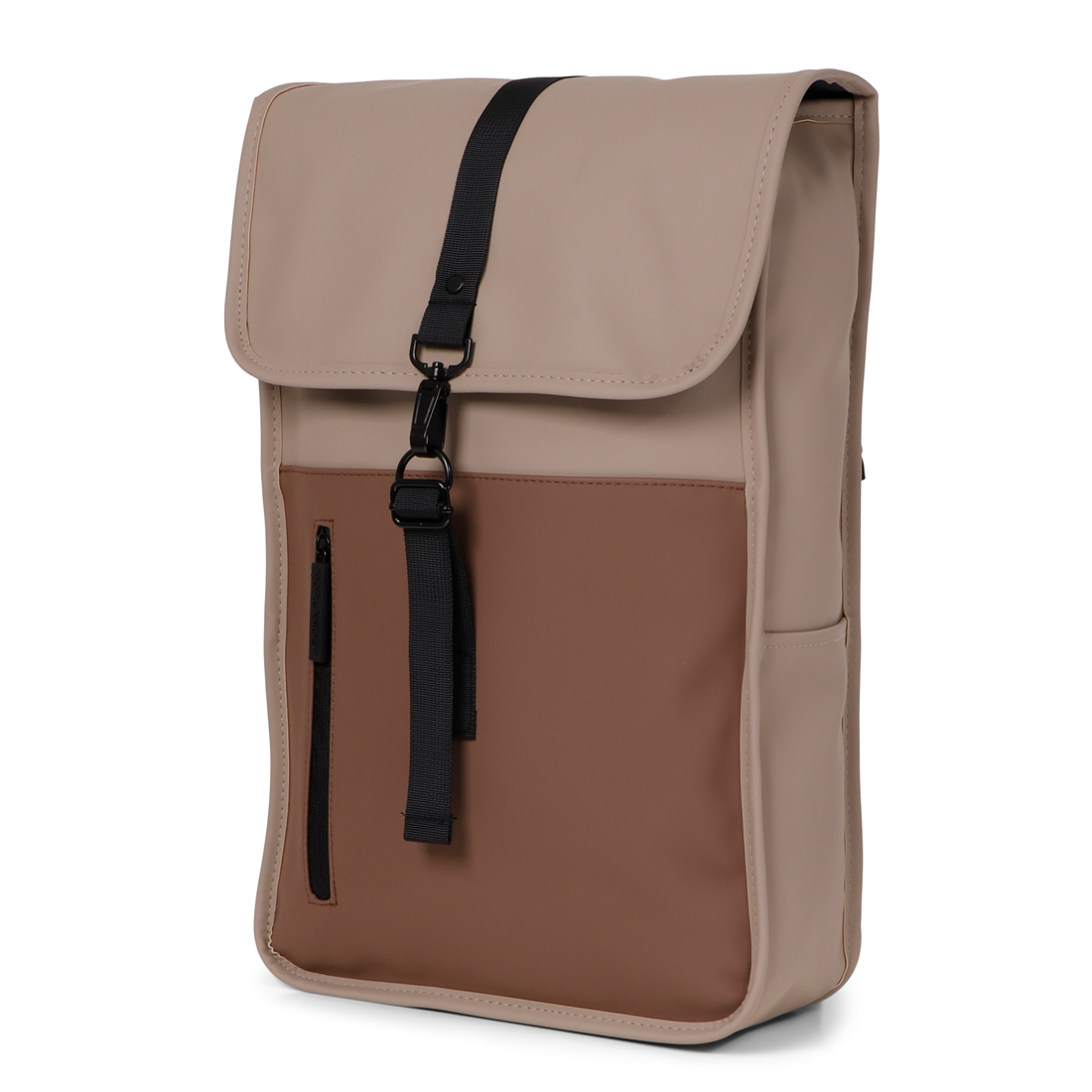 28723 Norländer Dull PU Duo Rugtas Taupe/Bruin