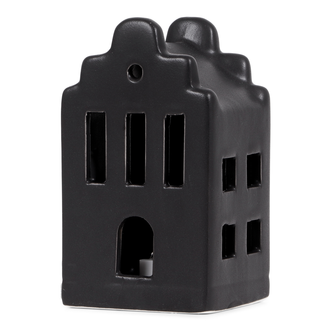 24781 SENZA Keramiek LED Huisje Zwart