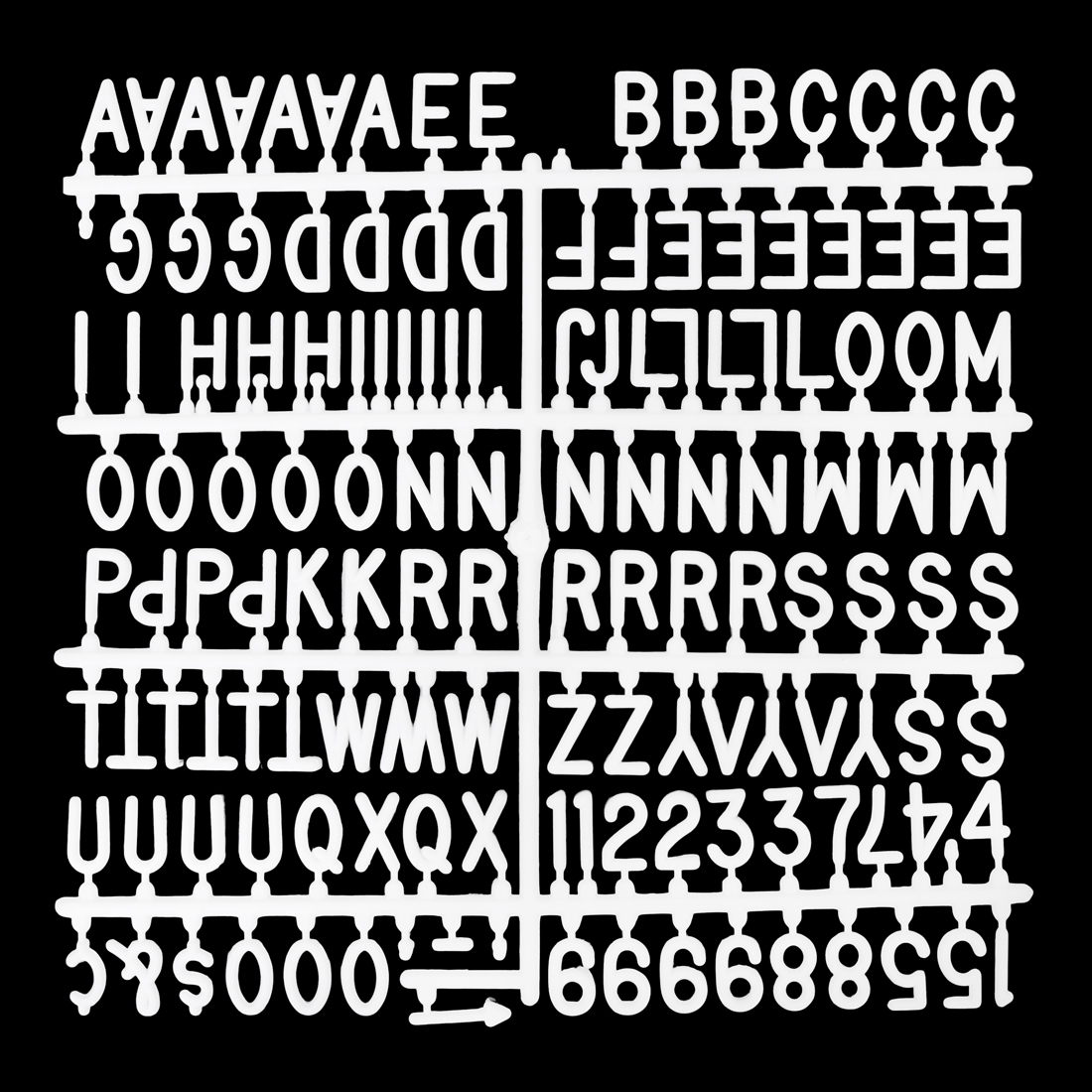 24633 SENZA Home Office Letterbord