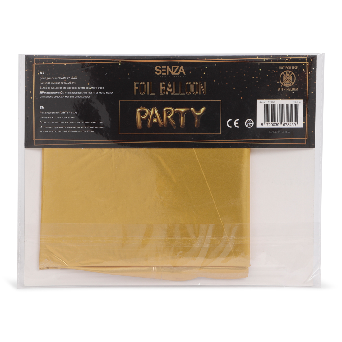 12996 SENZA Folie Ballon Party