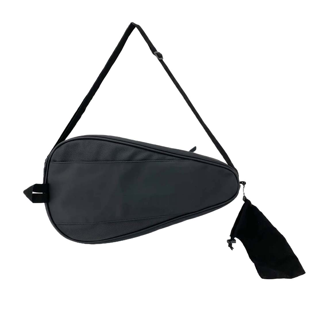 Dull PU Padel Racket Draagtas Zwart (28884)