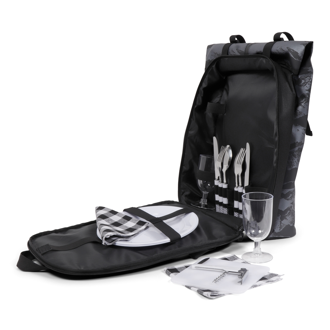 28596 Norländer Picknick Rugtas Metallic Patroon