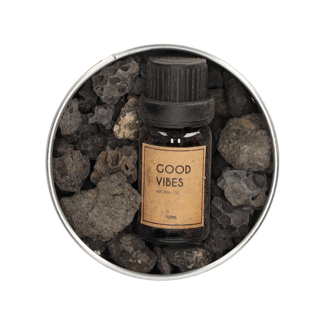 Lavastenen Met Aroma Olie - Good Vibes (25494)