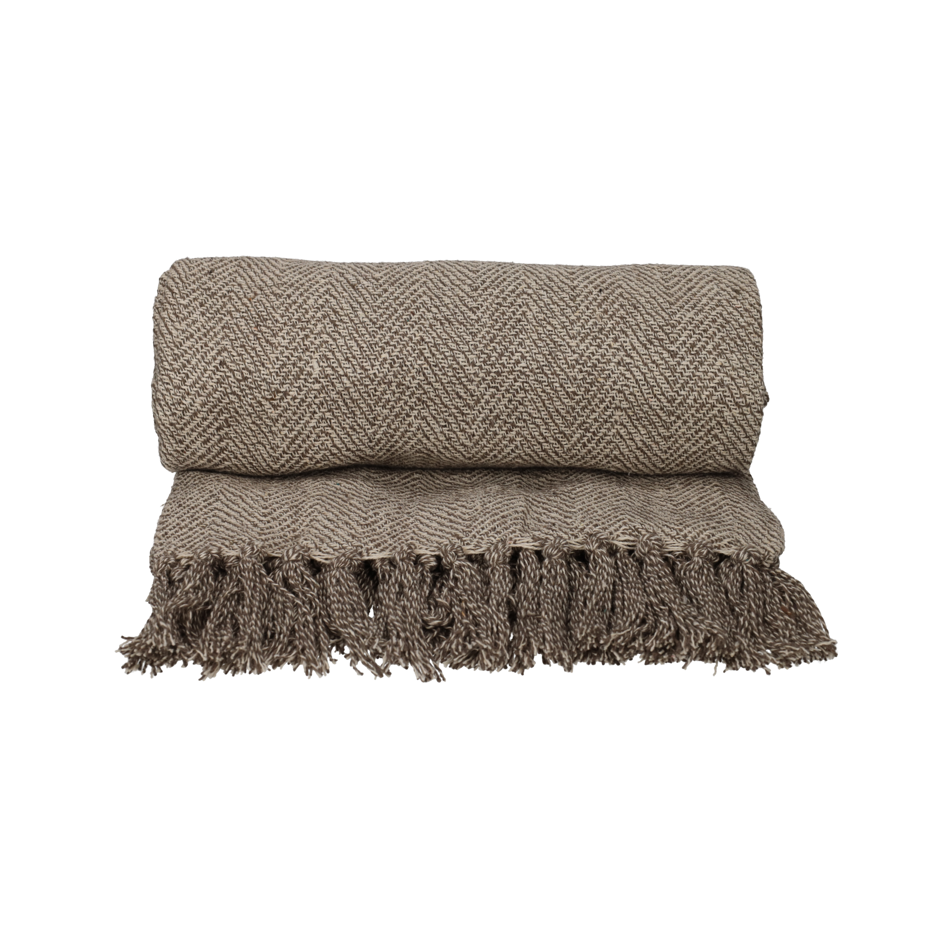 Recycled Cotton Plaid Noor Grijs (25648)