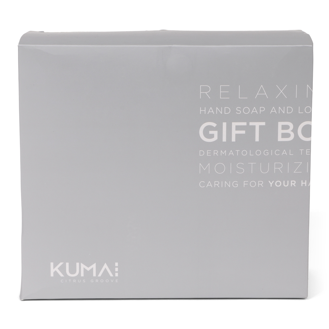 A8022043 KUMAI Citrus Groove Giftbox Handzeep+Handlotion+Tray