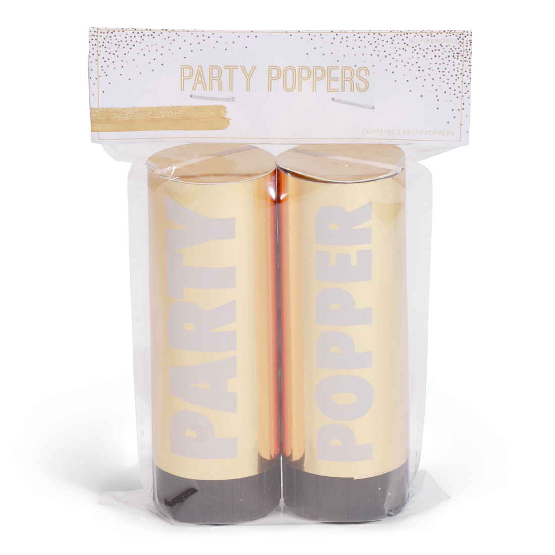 12993 SENZA Party Poppers Goud /2