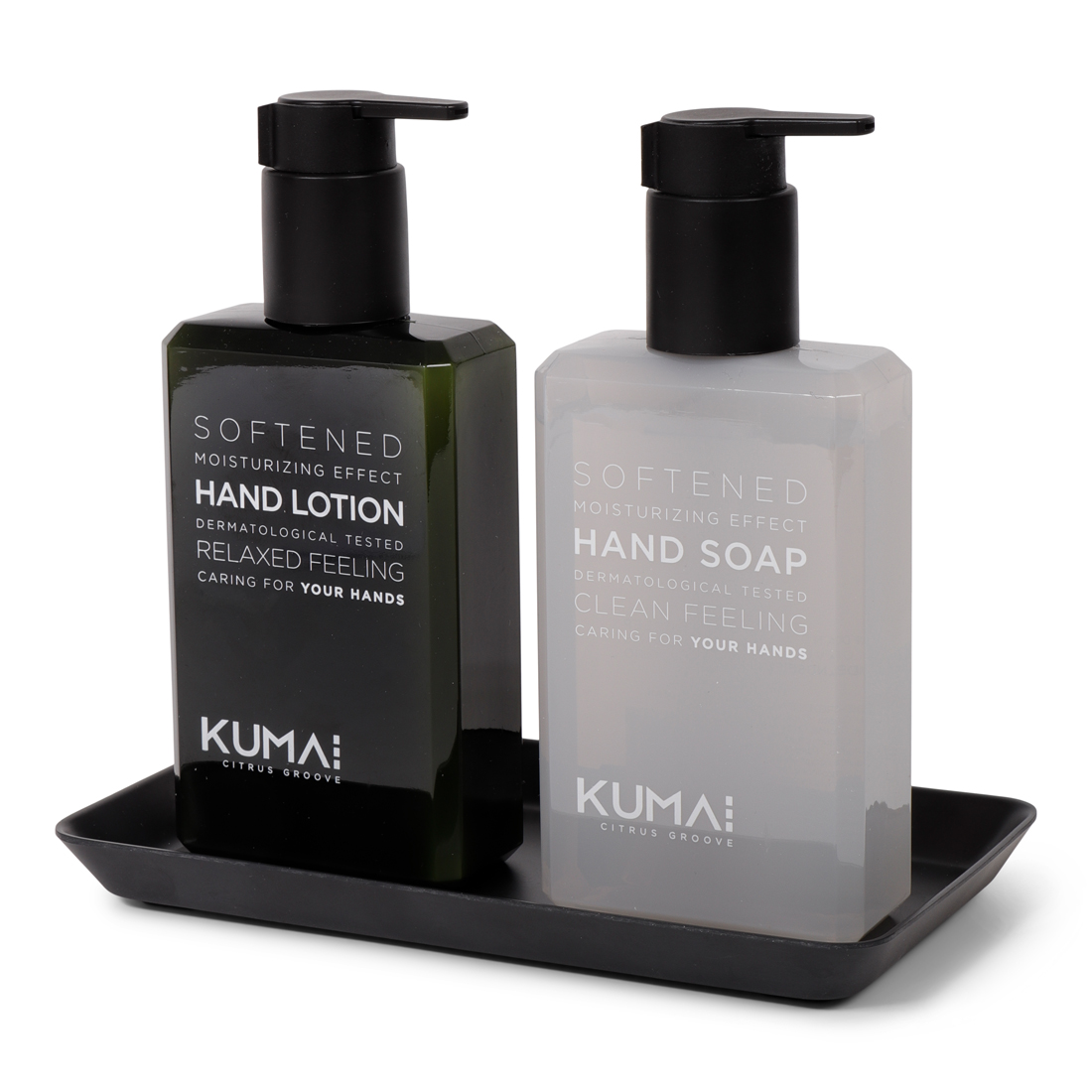 A8022043 KUMAI Citrus Groove Giftbox Handzeep+Handlotion+Tray