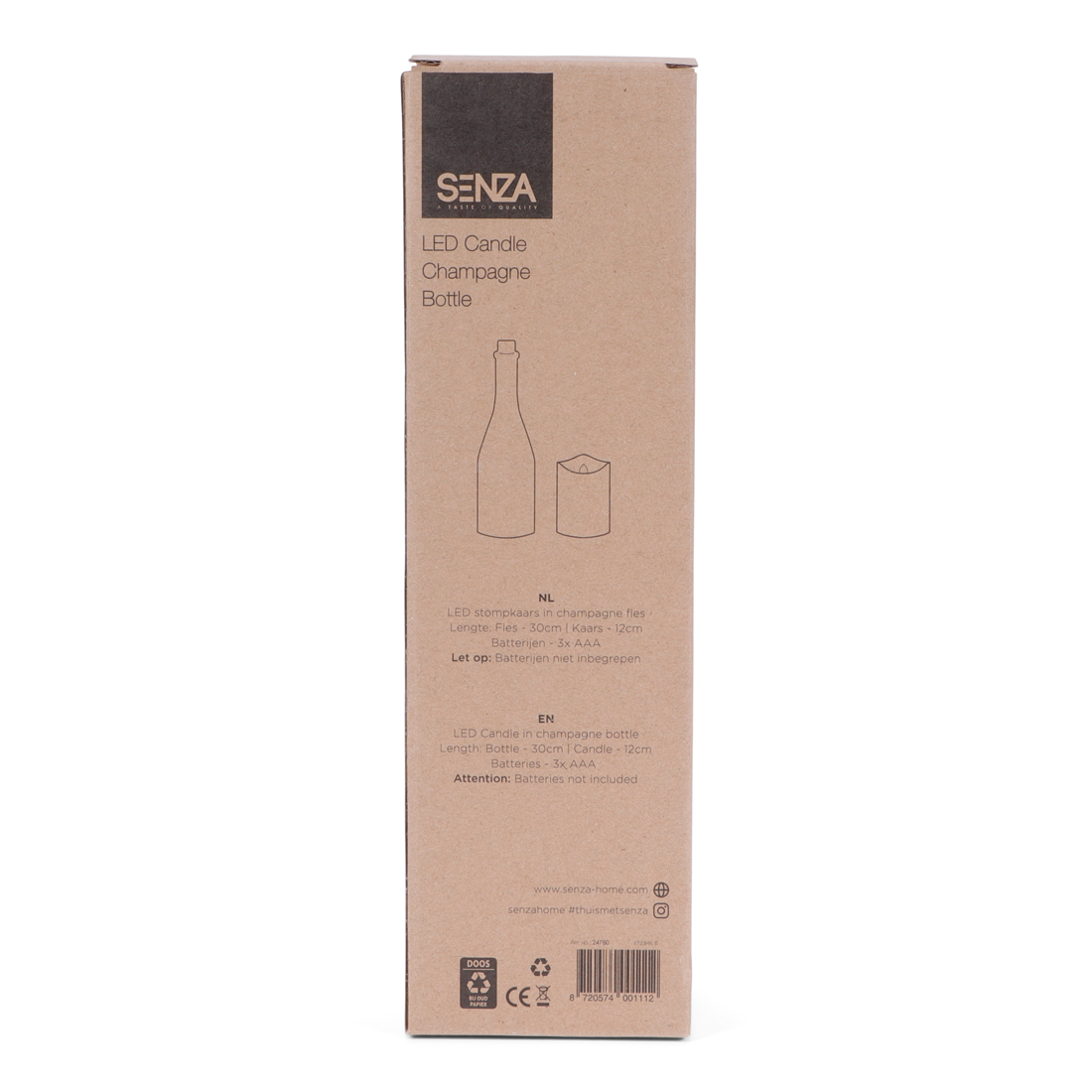 24780 SENZA LED Wijnfles