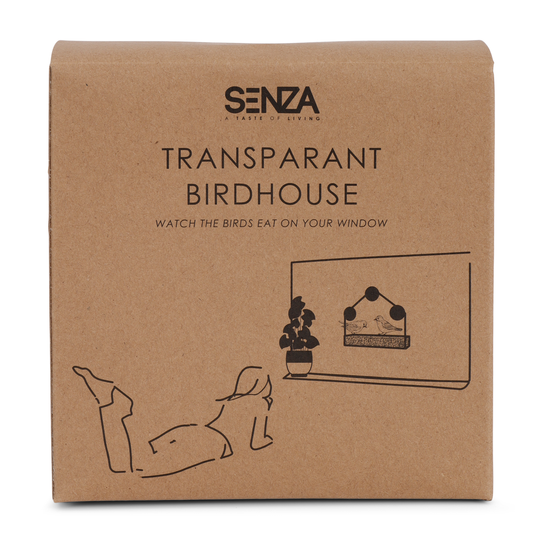 24287 SENZA Transparant Vogelhuis