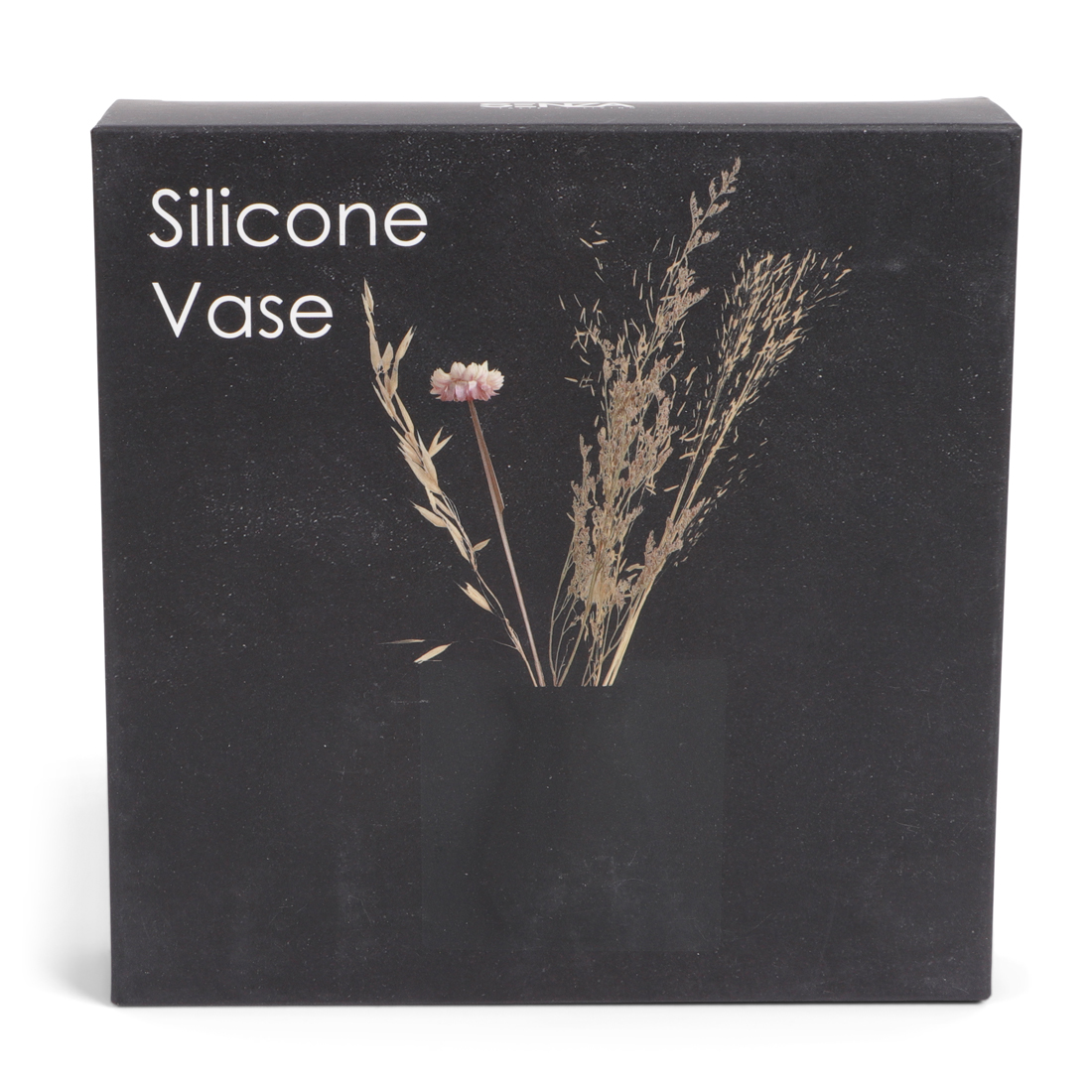 24560 SENZA Siliconen Vaas Zwart